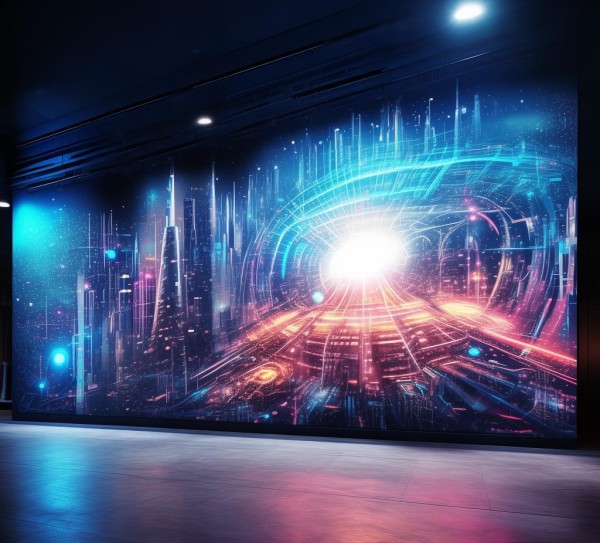高科技动态壁画图片素材，构建未来感视觉体验的创意引擎